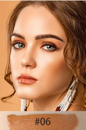 Рідкий консілер MAXFINE Professional Make-up Concealer Stick Waterproof full - coverage з аплікатором 2мл тон 06 0406013 фото