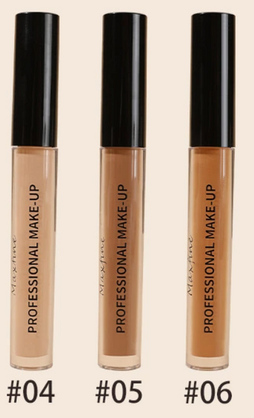 Рідкий консілер MAXFINE Professional Make-up Concealer Stick Waterproof full - coverage з аплікатором 2мл тон 06 0406013 фото