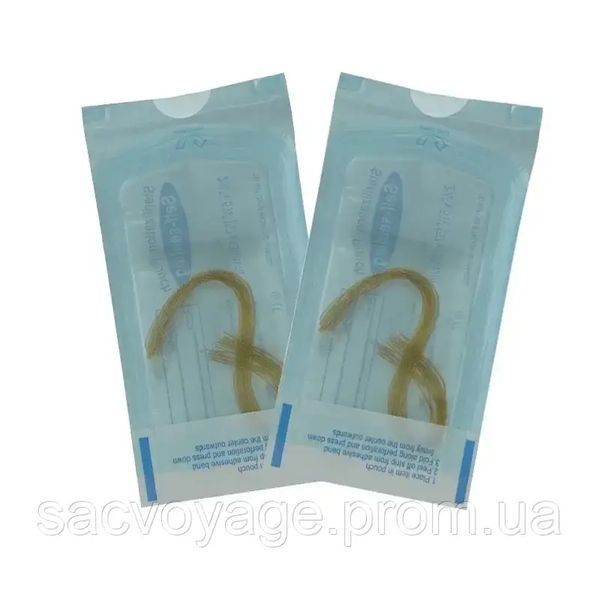 АКЦИЯ!!! Белковые коллагеновые нити с нано золотом Self seal sterilization pouch против морщин 12 шт. 020302 фото