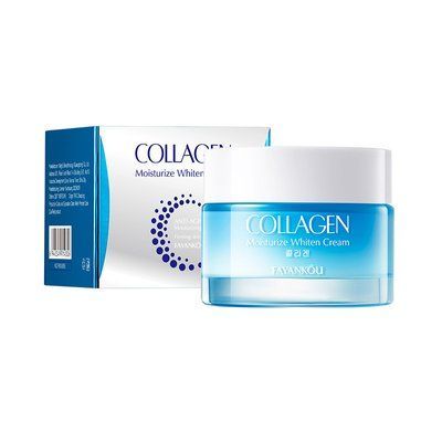 Освітлюючий антивіковий крем для обличчя з колагеном FAYANKOU COLLAGEN Moisturize Whiten Cream 50мл 0302032 фото