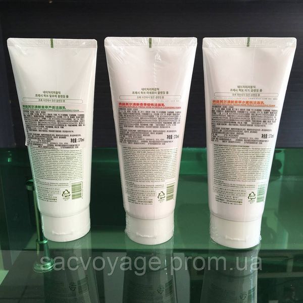 Пінка для вмивання із екстрактом персика Nature Republic Fresh Heab Peach Корея 170мл 0602015 фото