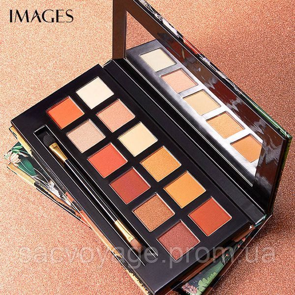 Палетка теней для век IMAGES Jungle Eye Shadow in 12 Colors 01Тигр 041001 фото