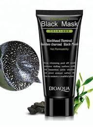 Маска - плівка для обличчя з бамбуковим вугіллям BIOAQUA Black Mask Blackhead Removal Bamboo Charcoal 60мл 010405 фото