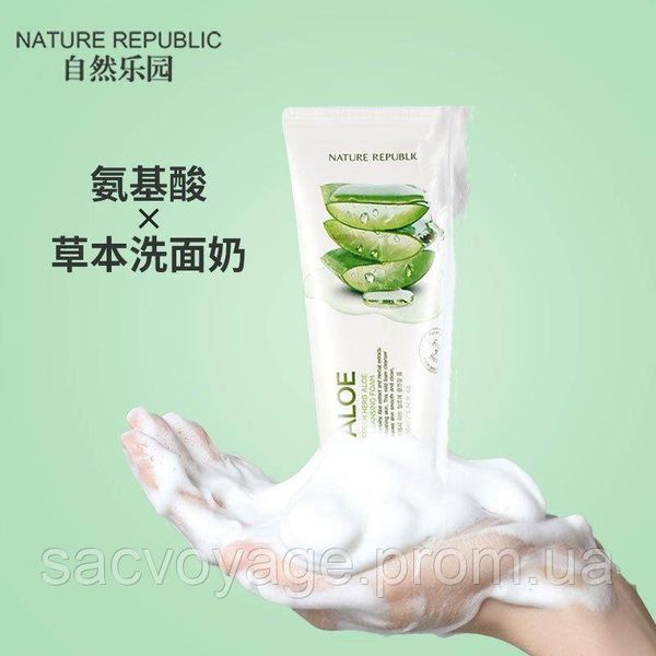 Пінка для вмивання Nature Republic Fresh Heab Aloe Cleanser Foam Південна Корея 170мл 0602016 фото