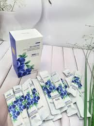 Ночная маска восстанавливающая с экстрактом черники BIOAQUA Blueberry Arbut Moisturizin 20 штук по 4 мл 0101014 фото