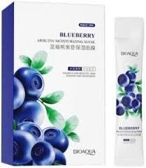 Ночная маска восстанавливающая с экстрактом черники BIOAQUA Blueberry Arbut Moisturizin 20 штук по 4 мл 0101014 фото