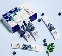 Нічна маска що відновлює з екстрактом чорниці BIOAQUA Blueberry Arbut Moisturizin 20 штук по 4 мл 0101014 фото