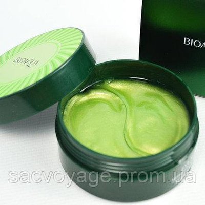 Патчи под глаза Bioaqua Green moisturizing Eye Mask с зеленым турмалином 050101 фото