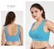 Топ бесшовный бюстгальтер Air Bra голубой S, M, L, XL, 2XL, 3XL, 4XL 080209 фото 5