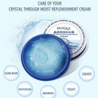 Крем - гель для лица Bioaqua Crystal moist Replenishment с гиалуроновой кислотой 38 мл 0302014 фото
