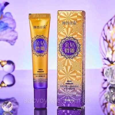 Ліфтинговий крем для шкіри навколо очей Gold diamond colagen peptide firming wricle lifting micro sculpture 20мл 0308011 фото