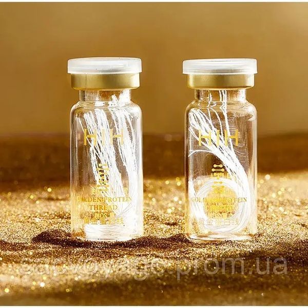АКЦИЯ!!! Коллагеновые нити HIH Golden protein thread пептидные протеиновые для лифтинга лица 20штук 0203015 фото