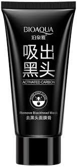 Маска &ndash; пленка с бамбуковым углем Bioaqua Blackhead Removal Bamboo Charcoal Black Mask 60мл 010408 фото