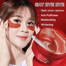 Рубиновые патчи с экстрактом бурых водорослей VEZE Ruby Collagen Hydrating Eye Mask, 60 штук 050103 фото