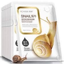 Тканинна маска для обличчя з муцином равлика ROREC Snail Moisturizing And Smoothing Mask 30г 0102015 фото