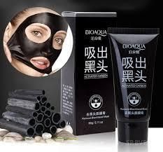 Маска &ndash; пленка с бамбуковым углем Bioaqua Blackhead Removal Bamboo Charcoal Black Mask 60мл 010408 фото