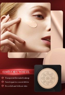 Кушон тональный 02 тон айвори Sadoer BB Cream Air Cushion Corrective Base Beauty Cream 20мл 0404017 фото
