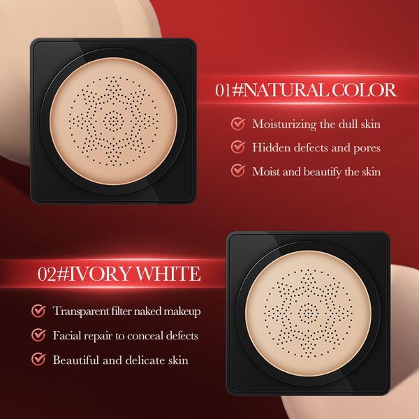 Кушон тональный 02 тон айвори Sadoer BB Cream Air Cushion Corrective Base Beauty Cream 20мл 0404017 фото