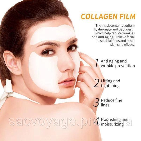 Коллагеновые тающие патчи для лица Collagen melts Patch 3 штуки 0203016 фото
