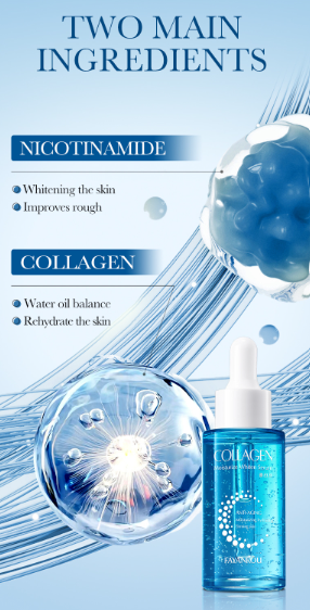 Освітлююча антивікова сироватка для обличчя з колагеном FAYANKOU COLLAGEN Moisturize Whiten Serum 40мл 0202045 фото