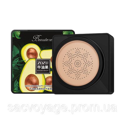 Кушон тональний ВВ крем Zozu Avocado Beauty Cream Cushionі з екстрактом авокадо тон 01 натуральний 20мл 0404001 фото