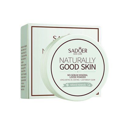 Безбарвна матуюча мінеральна розсипчаста SADOER No Sebum Mineral 5г 0405010 фото
