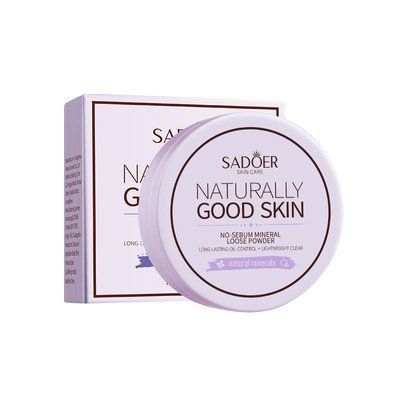 Безбарвна матуюча мінеральна розсипчаста SADOER No Sebum Mineral 5г 0405011 фото