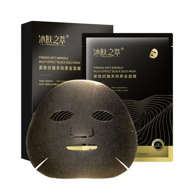 Гідрогелева маска чорне золто FIRMING ANTI-WRINKLE MULTI-EFFECT BLACK GOLD MASK 30мл 0108010 фото