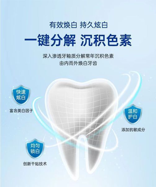 Смужки для освітлення зубів 9D WHITE Teeth Whitening Strips від зубного нальоту 1 пара 0150200 фото