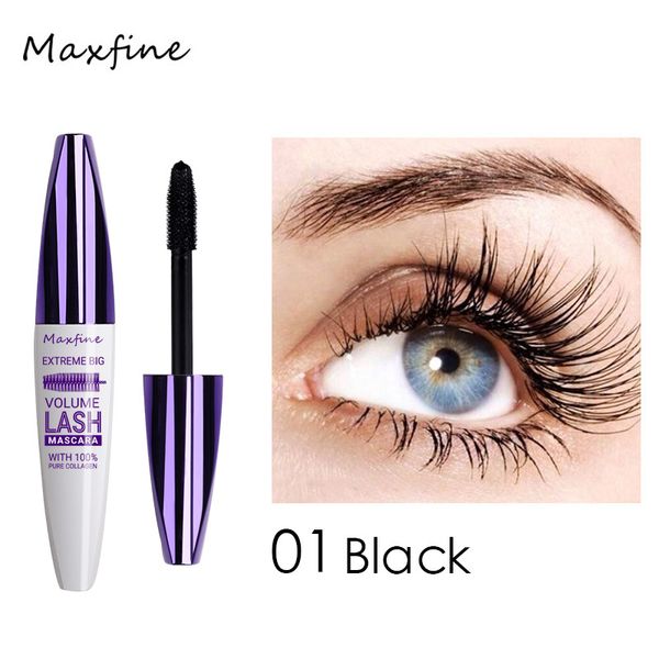 Тушь для ресниц MAXFINE 5D MASCARA EXTREME BIG VOLUME LASH 01 черная с коллагеном, 10мл 0402011 фото