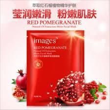 Тканевая маска с экстрактом граната Images Red Pomegranate Natural of Extraction Moist Facial Mask 30г 0102022 фото