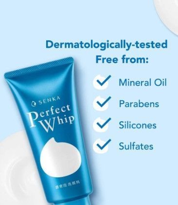Японська амінокислотна пінка для вмивання Shiseido Senka Perfect Whip з гідролізатом шовку 120мл 0602022 фото