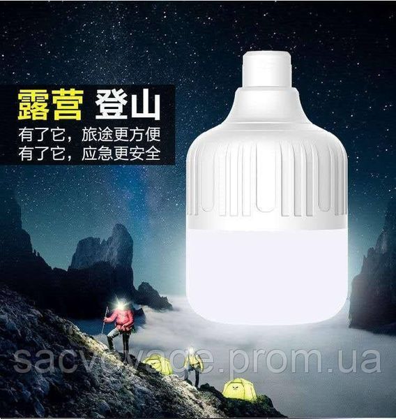 LED лампа підвісна на акумуляторах з USB роз'ємом 350 ват 0170104 фото