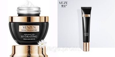 Набір VENZEN Niacinamide Advanced Hydrating Cream крем для очей та обличчя 03020181 фото