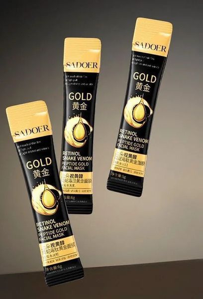 Маска плівка SADOER Retinol Snake Venom Peptide з ретинолом та пептидом зміїного яду 6мл 0104026 фото