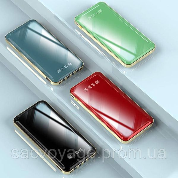 Power bank быстрая зарядка 20000mAh портативный аккумулятор с кабелями Lightning, Type C, Micro, USB 0110102 фото