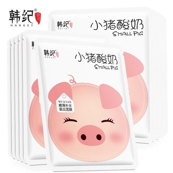 Серветка для обличчя йогуртова Hankey Small Pig White 30мл 0102036 фото