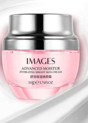 Крем для лица увлажняющий с маслом розы Images Advanced Moistur hydrating bright skin cream 50мл 0302019 фото