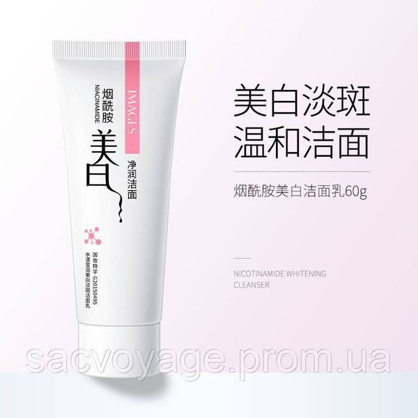 Пінка для вмивання що освітлює від пігментації з арбутином IMAGES Arbutin Whitening Essence 60 мл 060209 фото