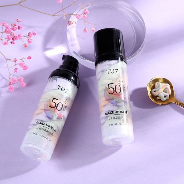 База - основа под макияж для лица трехцветная TUZ make up base с SPF50 35мл 0403014 фото