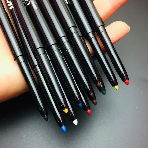 Набір олівців для очей та губ MKNK LINER PENCIL WITHVITAMINE - A&E WATERPROOF 12 кольорів 0401001 фото