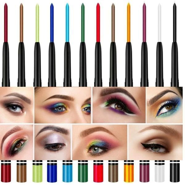 Набір олівців для очей та губ MKNK LINER PENCIL WITHVITAMINE - A&E WATERPROOF 12 кольорів 0401001 фото