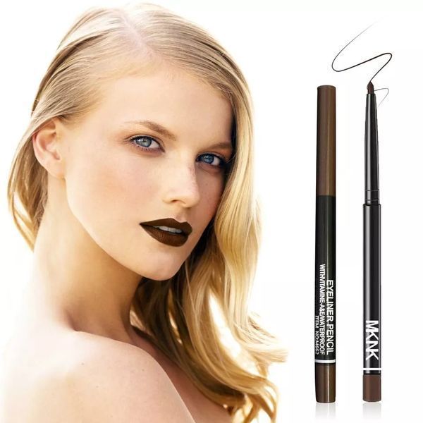 Набір олівців для очей та губ MKNK LINER PENCIL WITHVITAMINE - A&E WATERPROOF 12 кольорів 0401001 фото