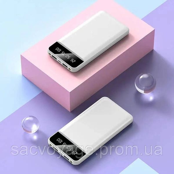 Power bank 20000mAh портативний акумулятор з кабелями Lightning, Type C, Micro, USB 0110103 фото