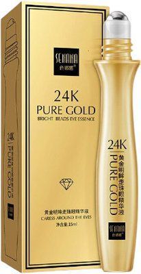 Сироватка - ролер SENANA 24K Gold Bright Eyes від темних кіл під очима, 15 мл 0201011 фото