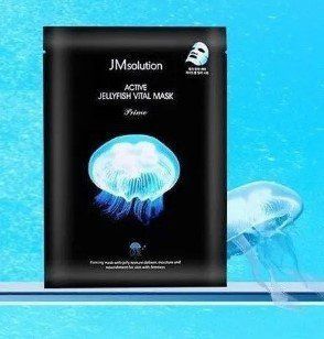 Тканинна маска з екстрактом океанської медузи JMSolution Active Jellyfish Vital Mask Prime 30мл 0102030 фото