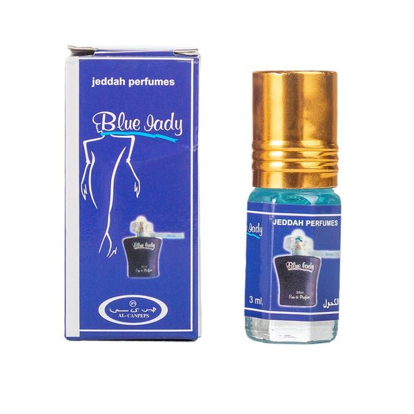 Арабские масляные духи Islamic Essential Oils Blue Lady Блю Леди стекло духи пробник 3мл 0220104 фото