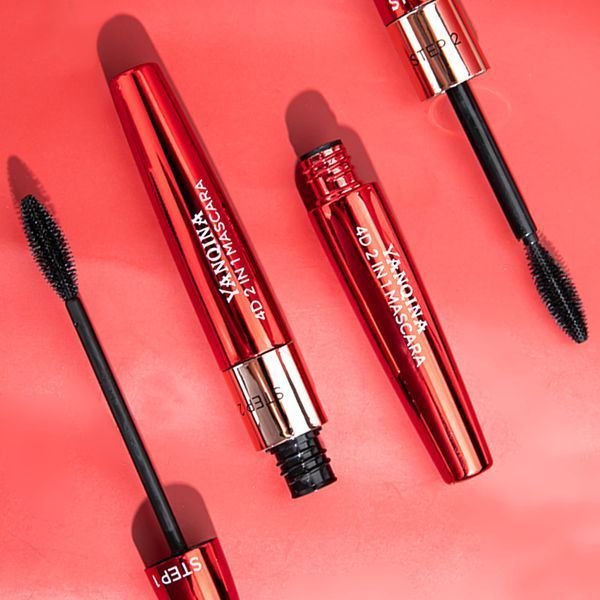 Тушь для ресниц YANQINA 4D 2 in1 Waterproof Mascara Double Effect Mascara 8,5 мл чорная 0402016 фото