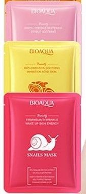 Бьюти бокс из сывороток для лица Bioaqua Serum Combination Set 3 шт. по 30мл + 3 тканевые маски 02020420 фото