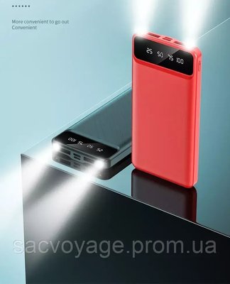 Power bank 20000mAh портативный аккумулятор Lightning, Type C, Micro, USB 0110105 фото